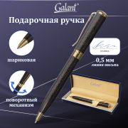 Ручка подарочная шариковая GALANT «TINTA MARBLE», корпус коричневый, золотистые детали, узел 0,7 мм, синяя, 143501
